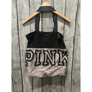 Victoria's Secret Grey Marl Tote, Mesh Portion, Rare Bag